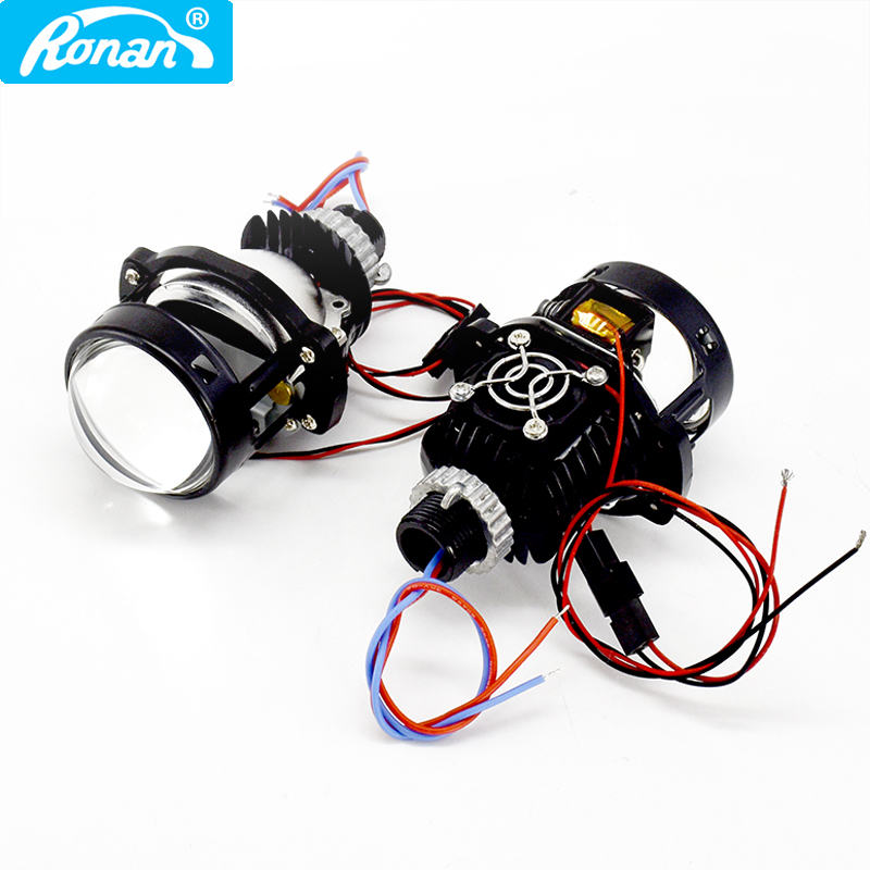 Universal Motorcycle Led Headlight Projector - RONAN 2,0 zoll Mini Bi-Led Projektor