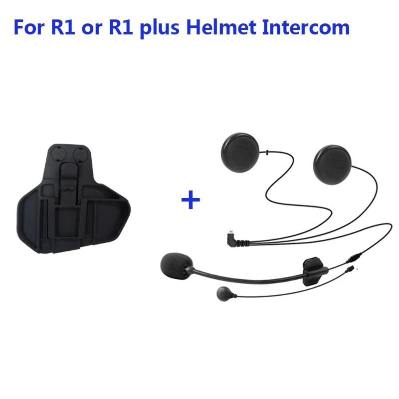 Full Face Motorcycle Helmet With Bluetooth - FreedConn Originalzubehör Hart-/Weichmikrofon 5-poliger Clip für