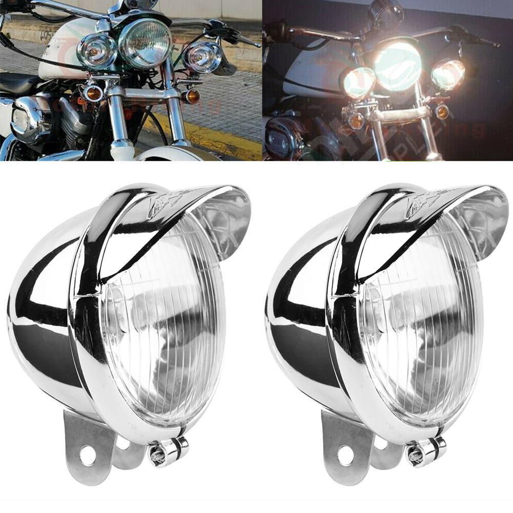Universal Motorcycle Led Headlight Projector - Chrom Universal Motorrad Nebel Lichter Scheinwerfer