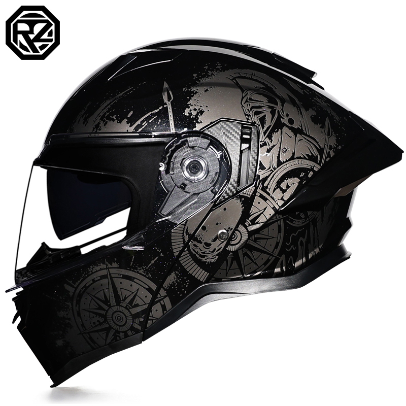 Modular Flip Up Motorcycle Helmet Dot Approved - ORZ-997 Modularer Klapphelm für Motorräder mit