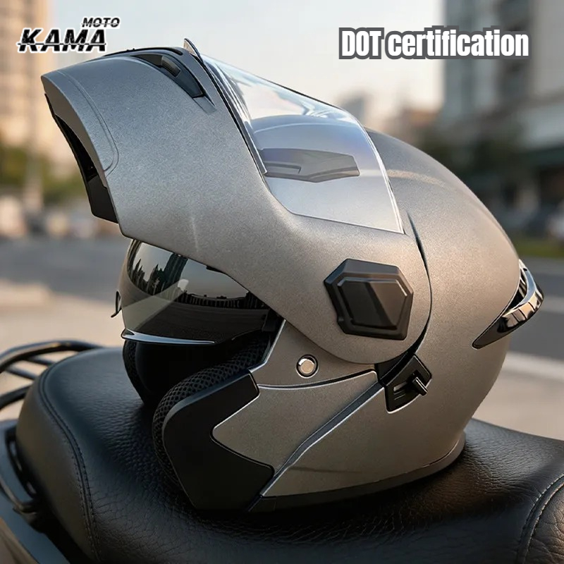 Modular Flip Up Motorcycle Helmet Dot Approved - Modularer Motorradhelm mit aufklappbarem Visier, für