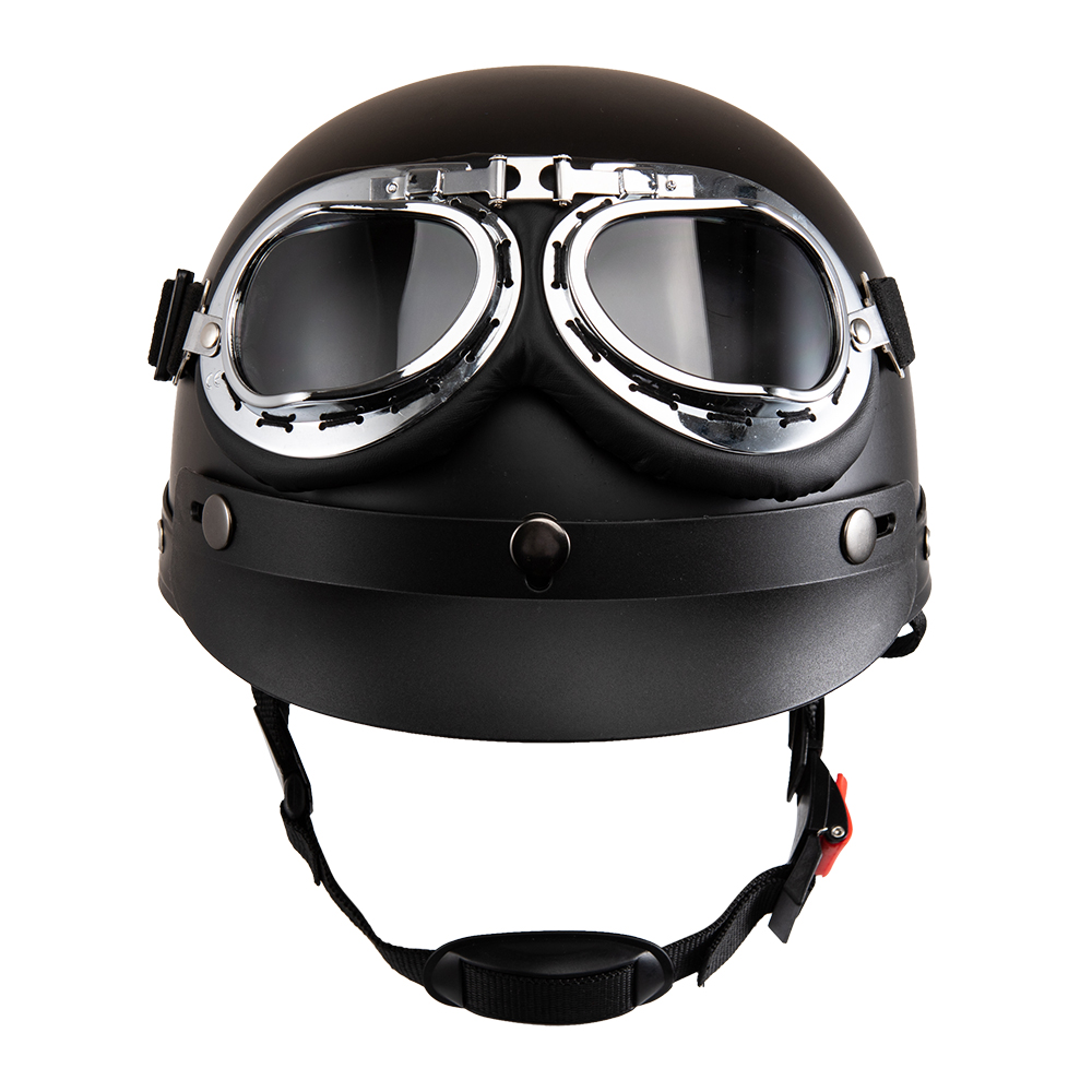 Vintage Open Face Retro Helmet - Motorrad Helm Open Face Retro Capacete