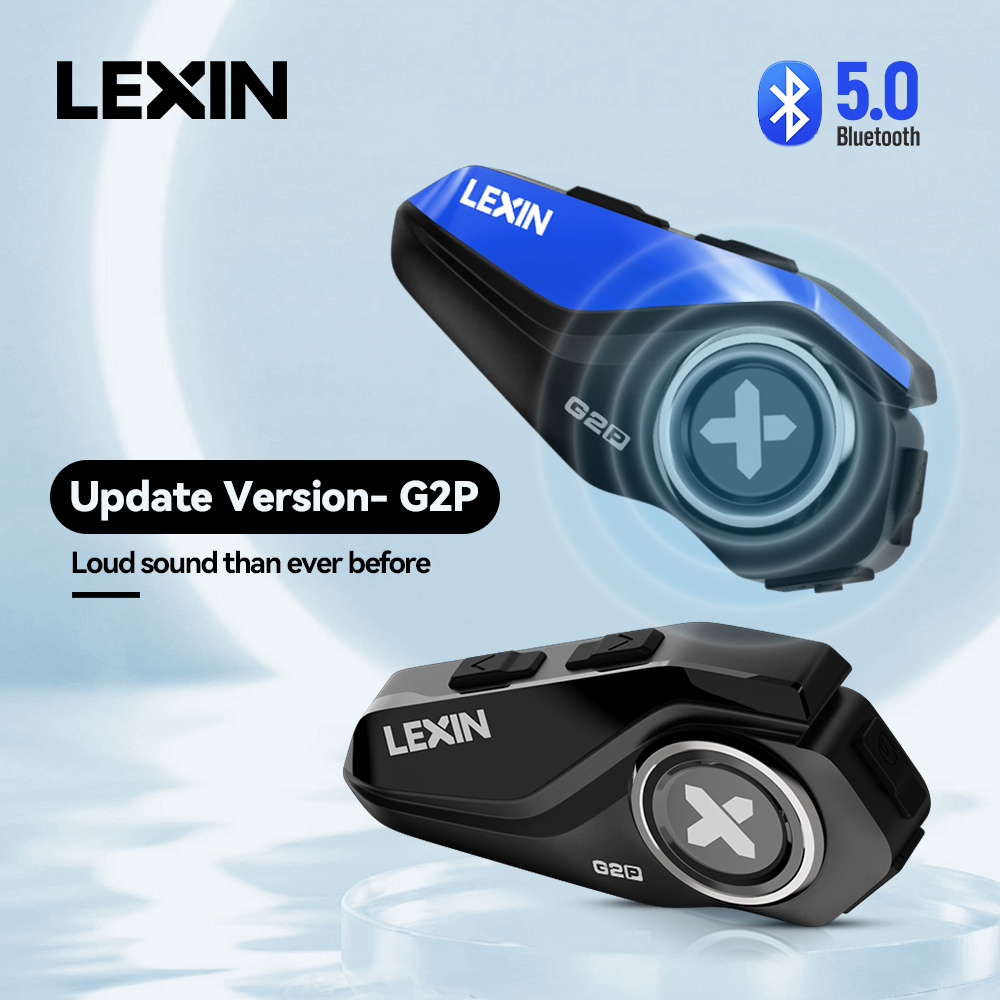 Full Face Motorcycle Helmet With Bluetooth - Lexin-G2P Motorradhelm, Bluetooth-Gegensprechanlage, bis zu Paar,
