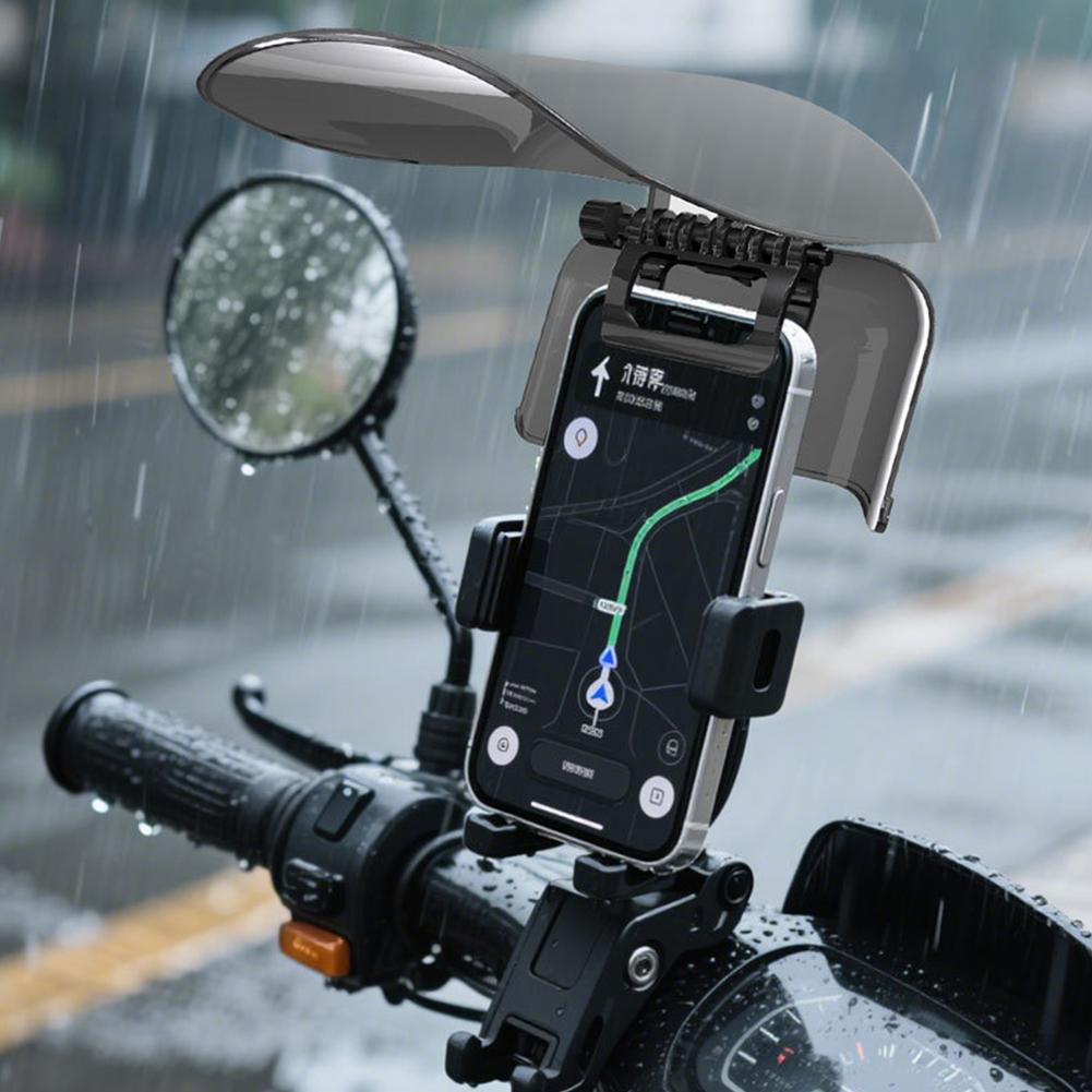 Riding Gear - Sonnenhut-Stil, Telefonhalterung, Sonnenschutz, regenfest, universelle Passform,