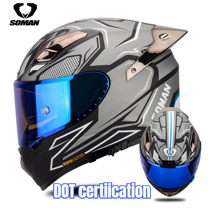 Soman Motorradhelm aus Kohlefa – Carbon Fiber Lightweight Motorcycle Helmet Bewertung und Preis