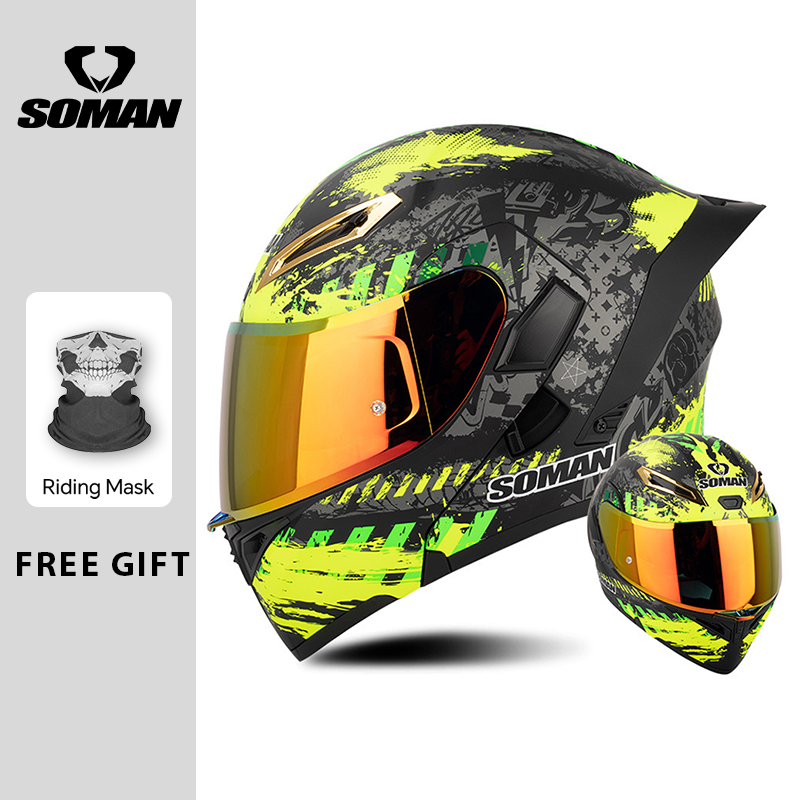Herren-Motorradhelm, DOT-zugel – Modular Flip Up Motorcycle Helmet Dot Approved Bewertung und Preis