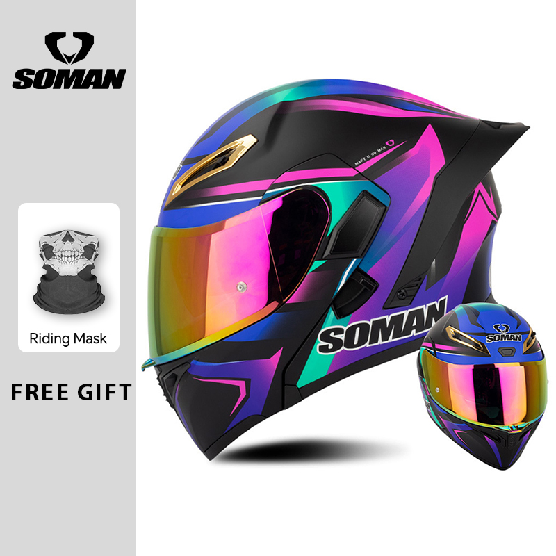 Herren-Motorradhelm, DOT-zugel – Modular Flip Up Motorcycle Helmet Dot Approved Bewertung und Preis