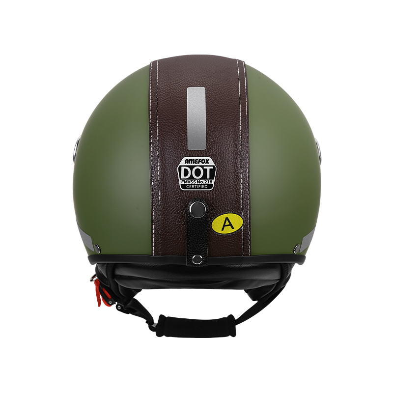 Vintage 3/4 Open-Face Motorrad – Vintage Open Face Retro Helmet Bewertung und Preis