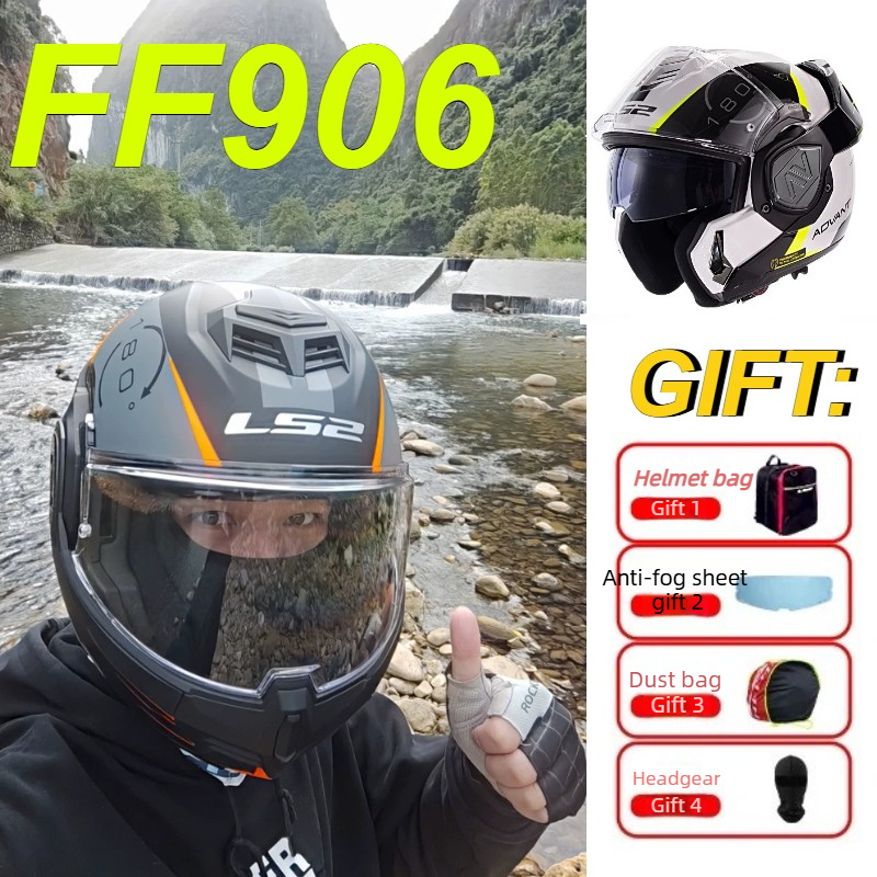 LS2 FF906 Advant Modular Klapp – Modular Flip Up Motorcycle Helmet Dot Approved Bewertung und Preis