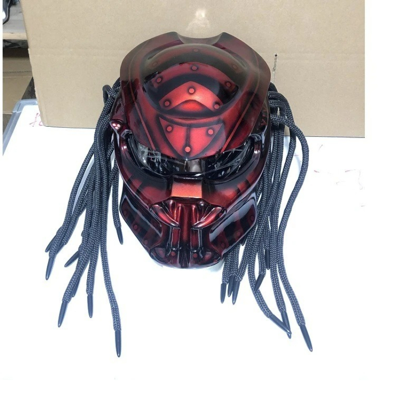 Racing Predator Warrior Vollvi – Custom Predator Motorcycle Helmet Bewertung und Preis