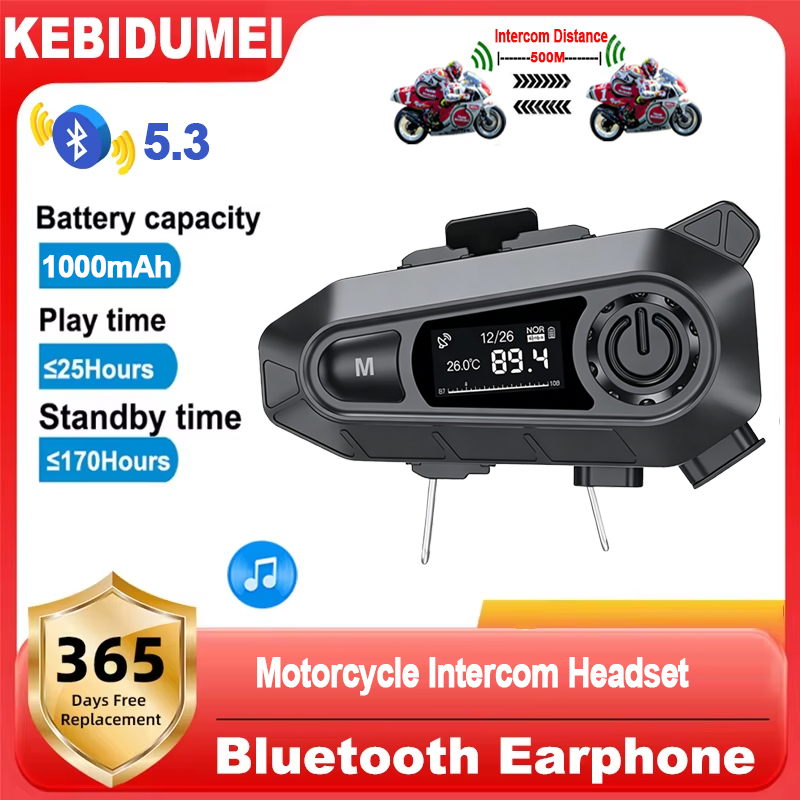 Bluetooth 5.3 Motorradhelm-Int – Universal Motorcycle Helmet Intercom Headset Bewertung und Preis