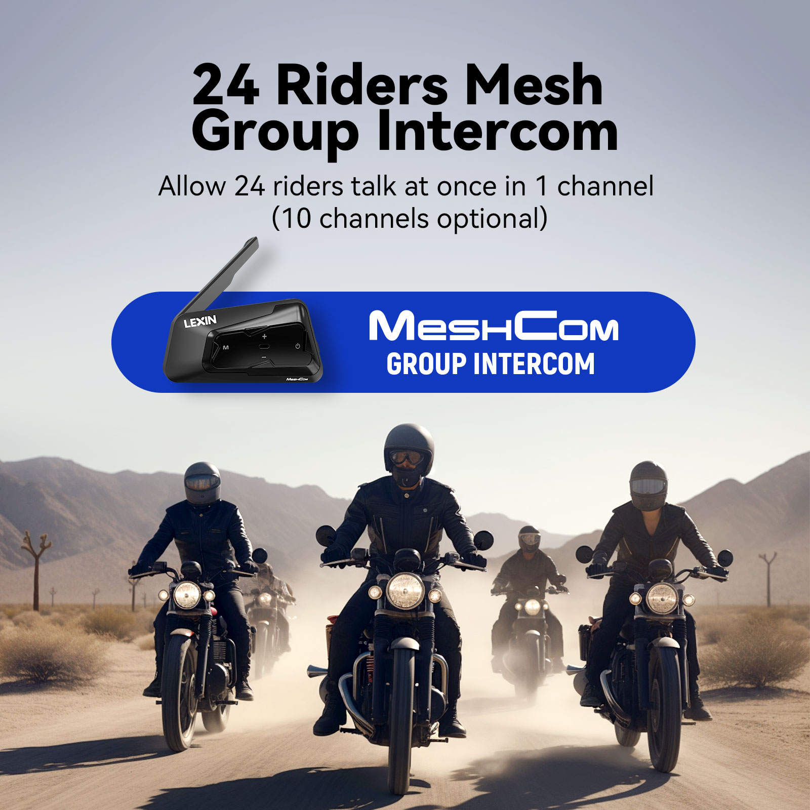 Lexin-Meshcom Motorrad Mesh &  – Universal Motorcycle Helmet Intercom Headset Bewertung und Preis