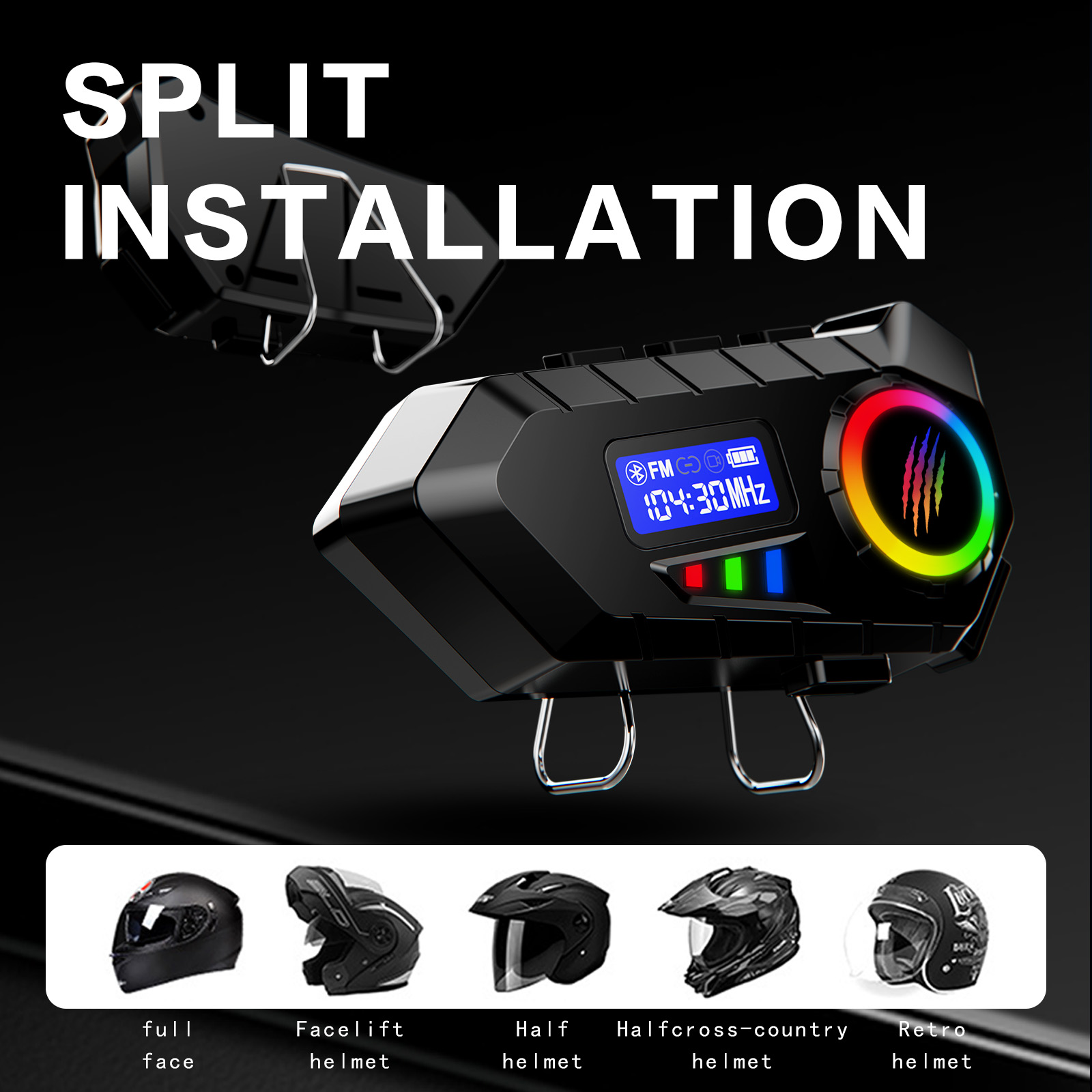 Y30 Motorrad Helm Headset LCD  – Full Face Motorcycle Helmet With Bluetooth Bewertung und Preis