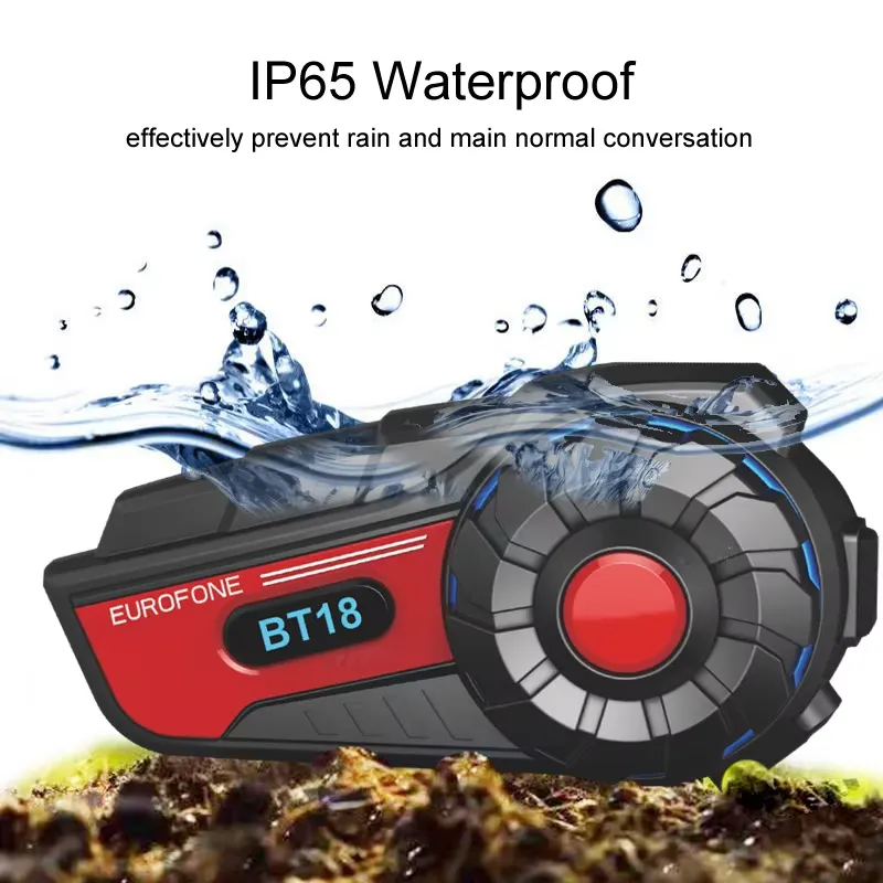 BT18 Motorradhelm-Intercom IP6 – Motorcycle Helmets Bewertung und Preis