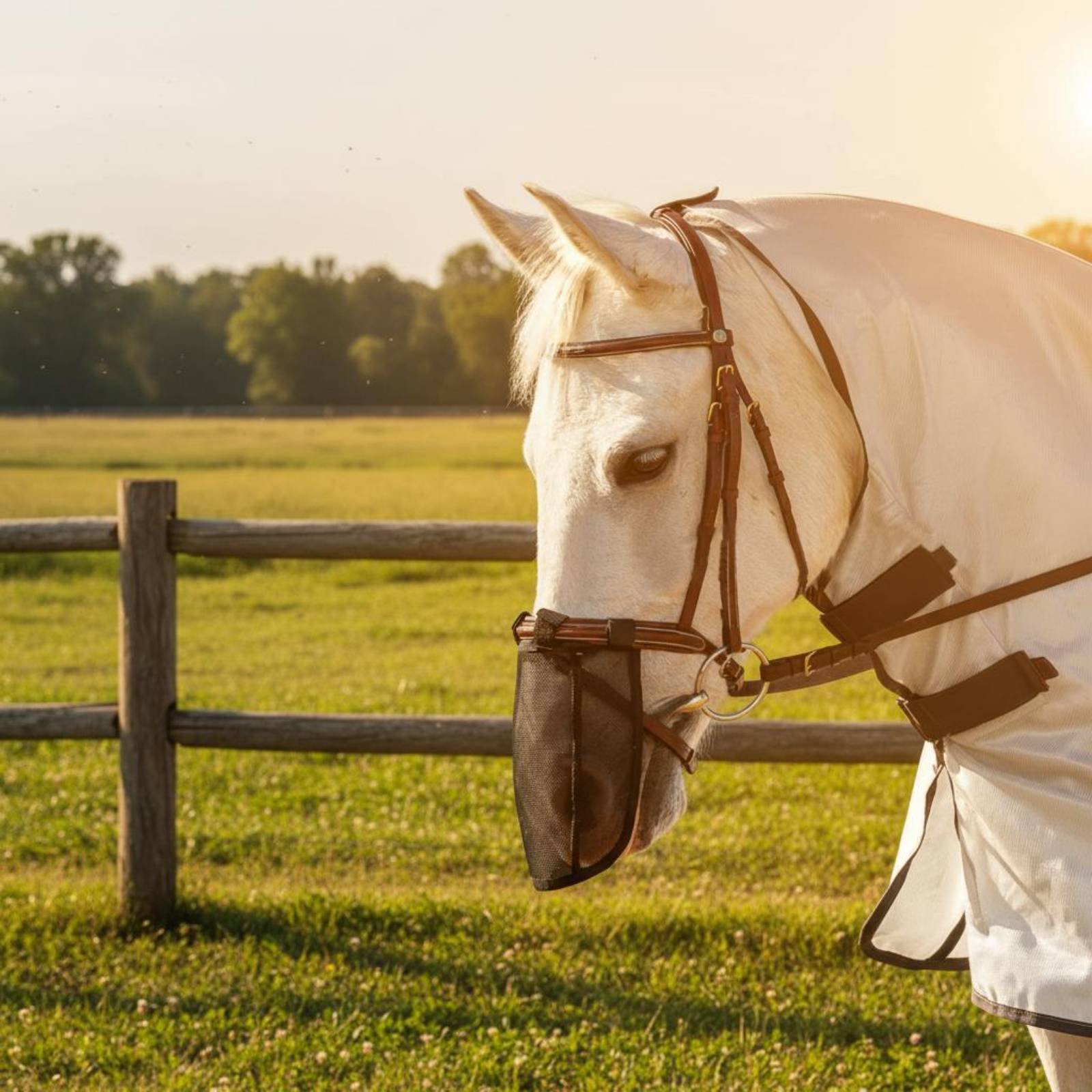 Robuster Pferde-Nasenschutz, N – Riding Gear Bewertung und Preis