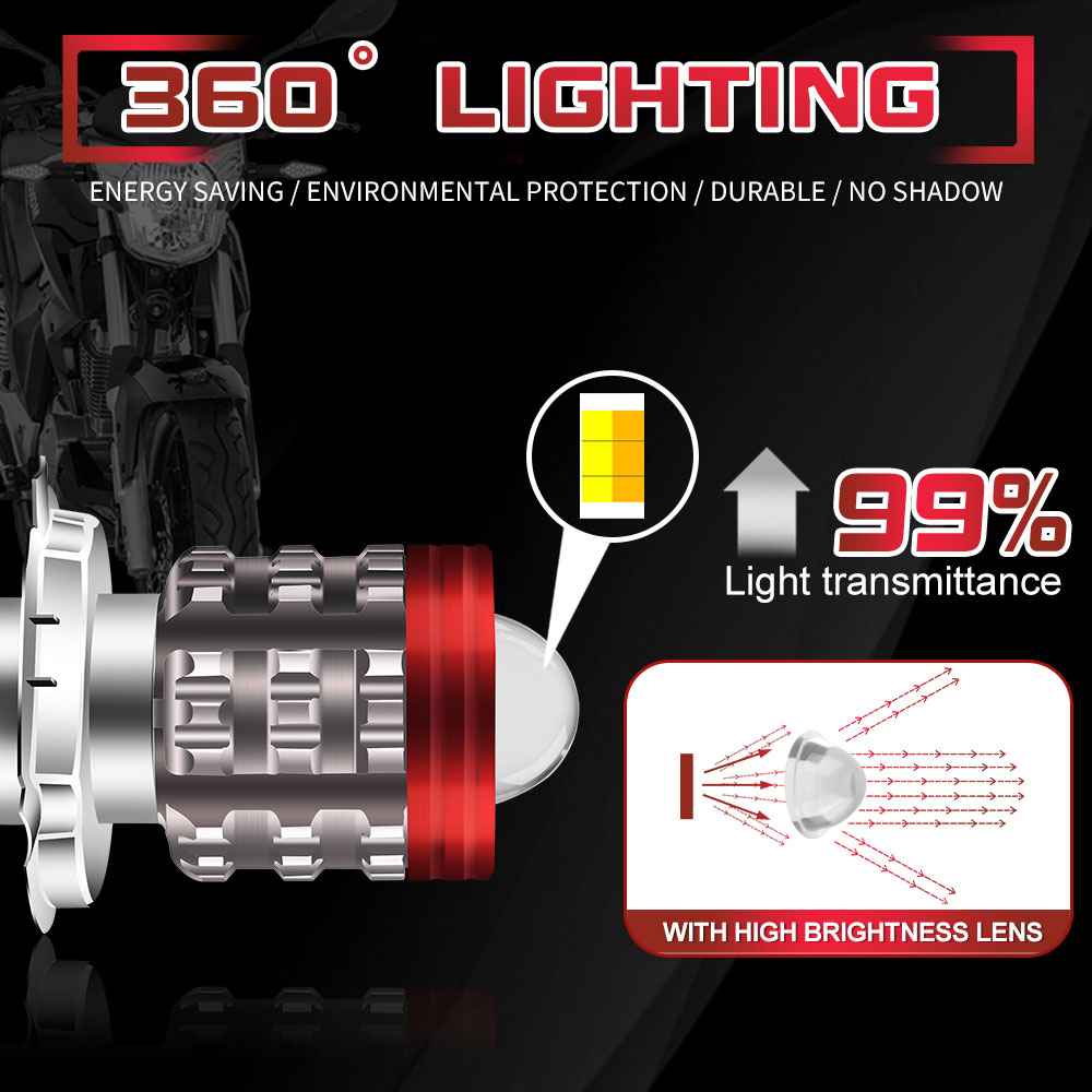 Universal h4 led motorrad sche – Universal Motorcycle Led Headlight Projector Bewertung und Preis