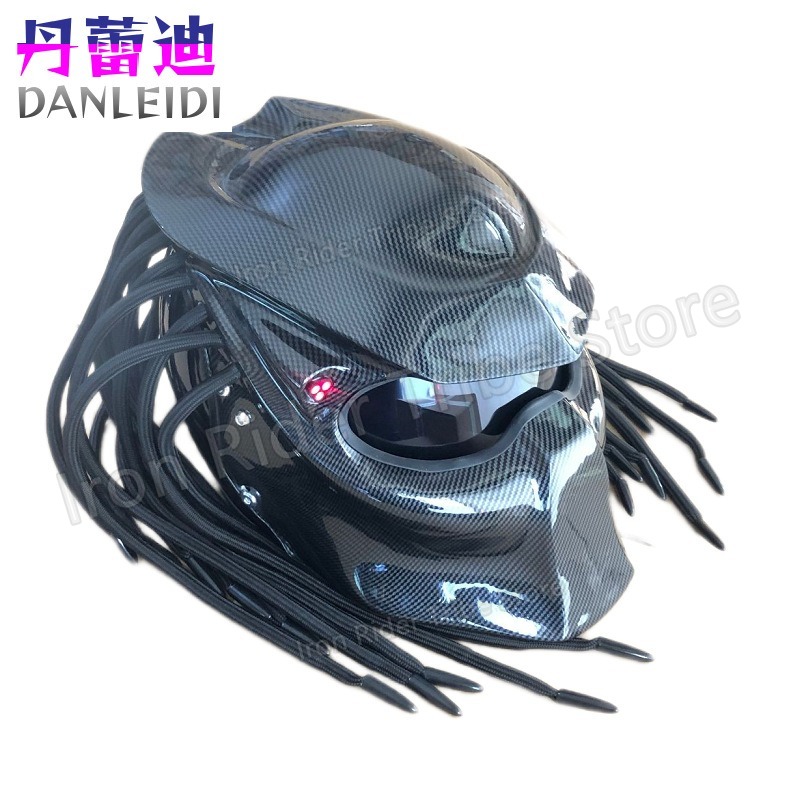 HOT Racing Predator Carbonfase – Custom Predator Motorcycle Helmet Bewertung und Preis