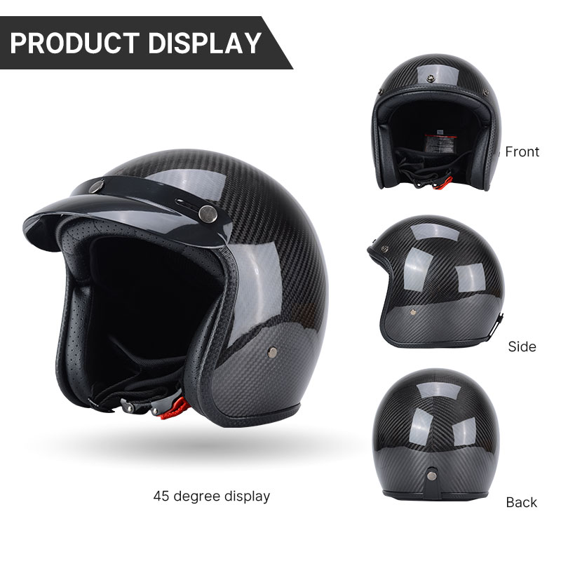 Superleichter Vintage-Helm aus – Carbon Fiber Lightweight Motorcycle Helmet Bewertung und Preis