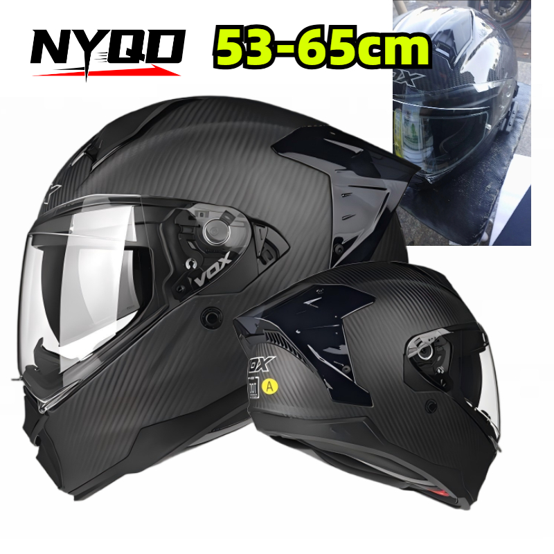 Carbon-Faser Vollgesichts-Moto – Dual Visor Motorcycle Racing Helmet Bewertung und Preis