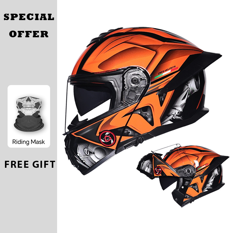 Motorrad Klapphelm Doppelvisie – Dual Visor Motorcycle Racing Helmet Bewertung und Preis